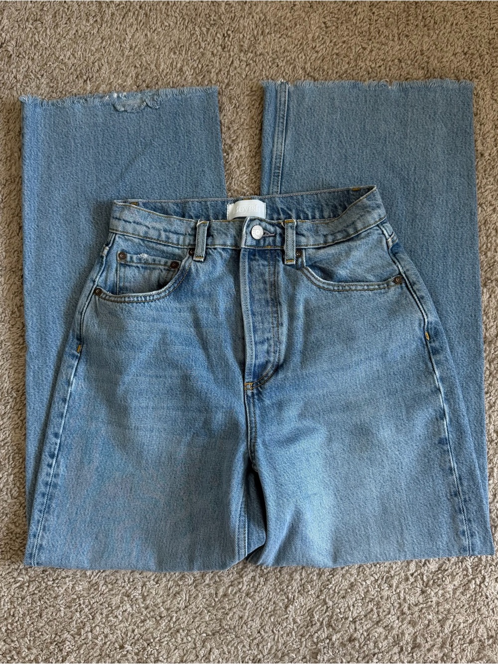 Boyish Charley Frayed Hem Rio Bravo Denim Jeans